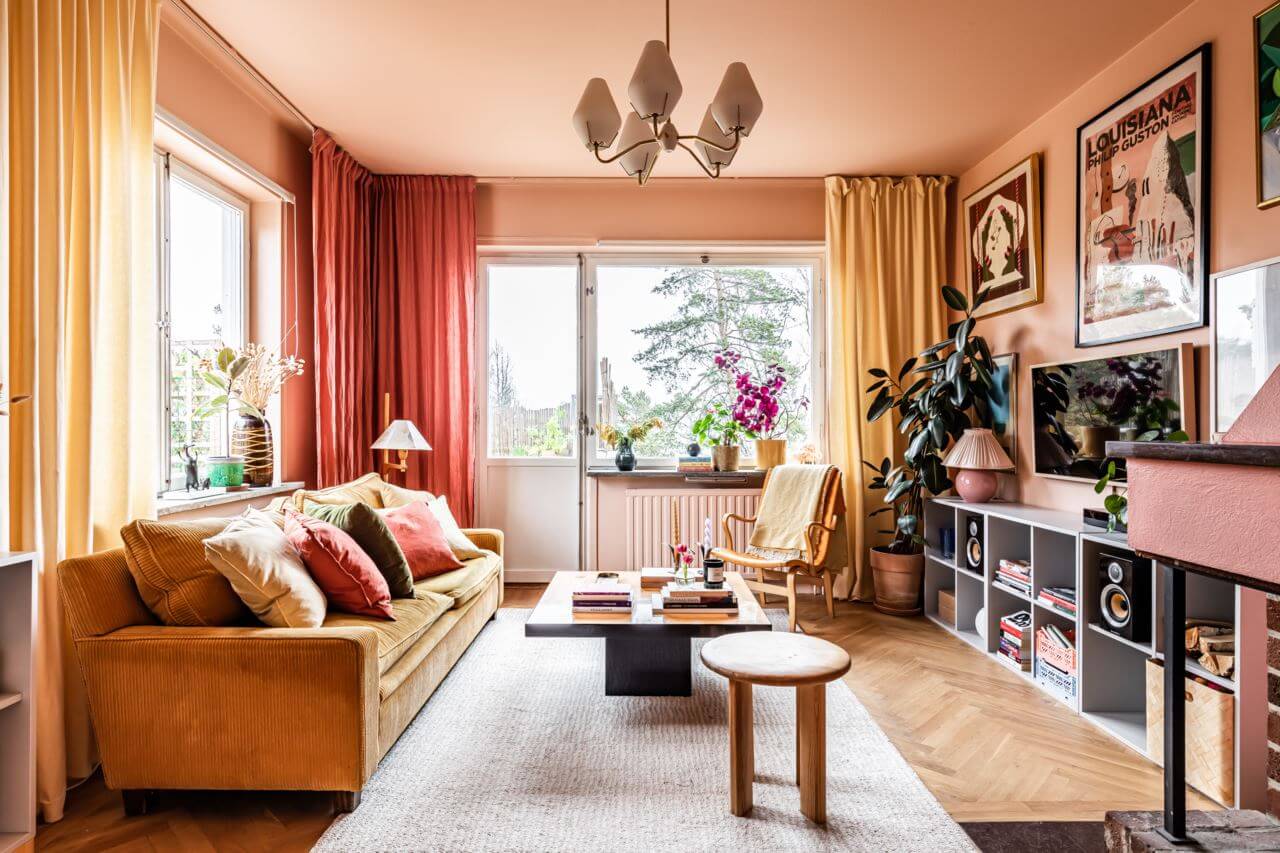 Pink and Mustard Yellow Trends in Modern Home Decor