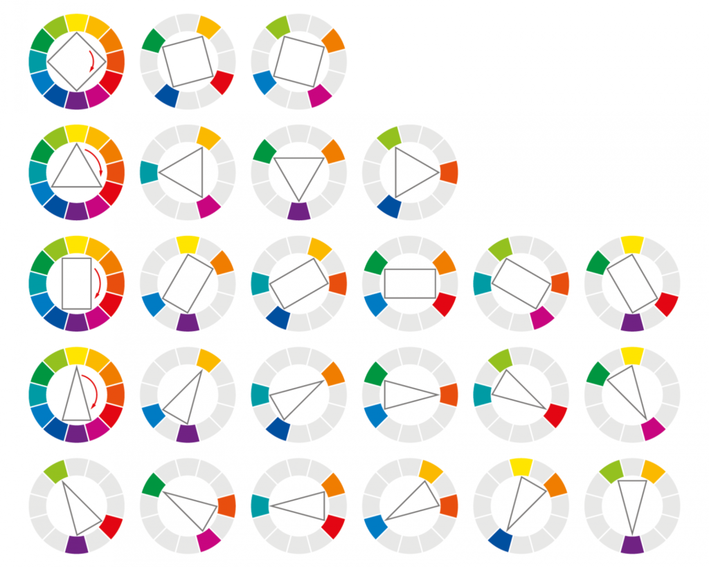 Color Wheel Complementary Combination