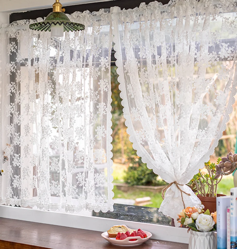 lace curtains