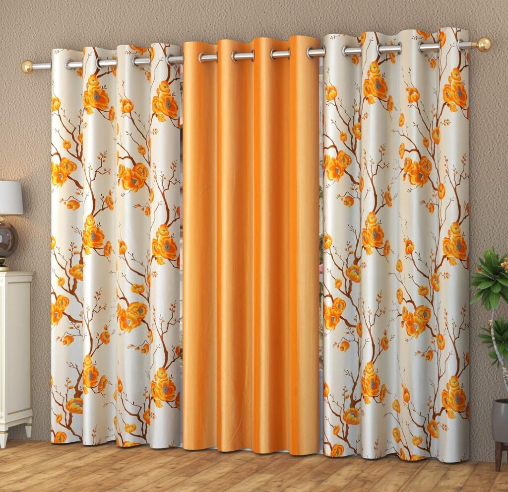 satin curtains