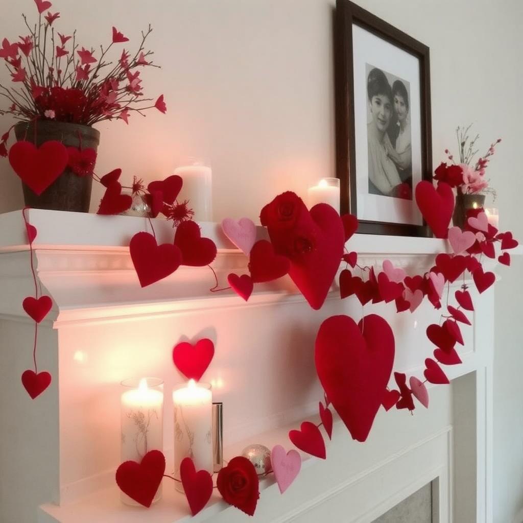 Valentine's Day Mantel Decor Ideas for a Festive Focal Point