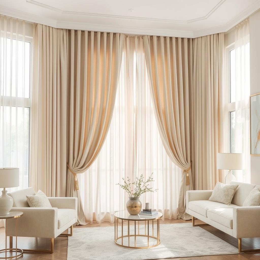 Rayon Curtain in living room