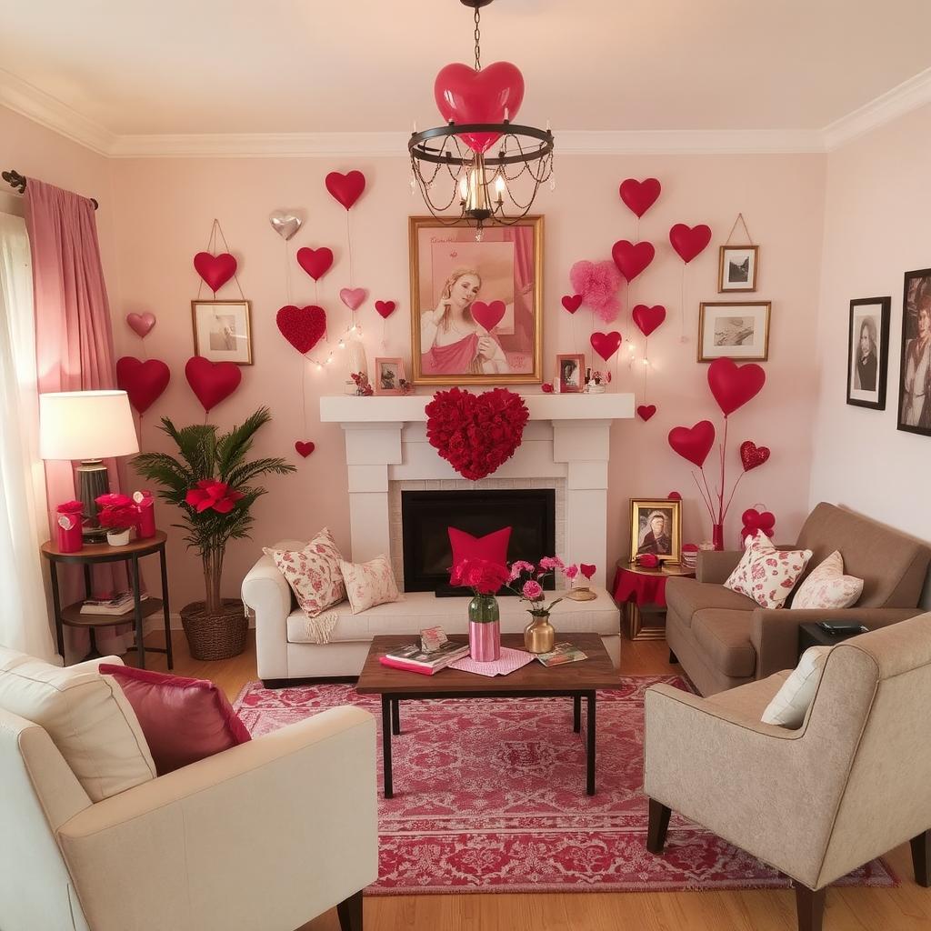 Stunning Valentine’s Day Decor Ideas for Your Living Room