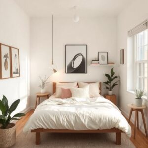 Pinterest-inspired small bedroom ideas with a clean, modern look2